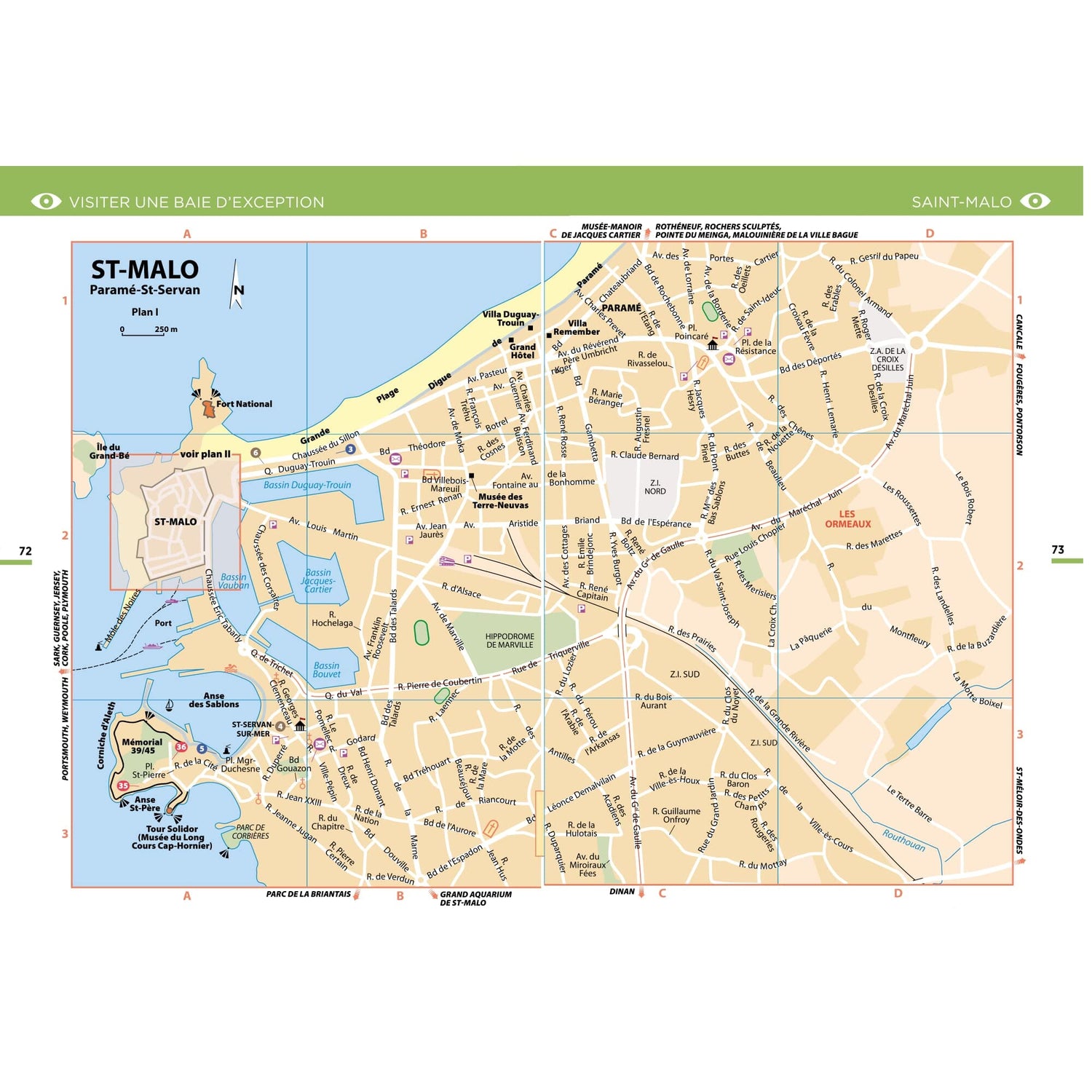 Guide Vert compact - Baie du Mont-Saint-Michel, de Granville à Saint Malo - Édition 2025 | Michelin guide de voyage Michelin