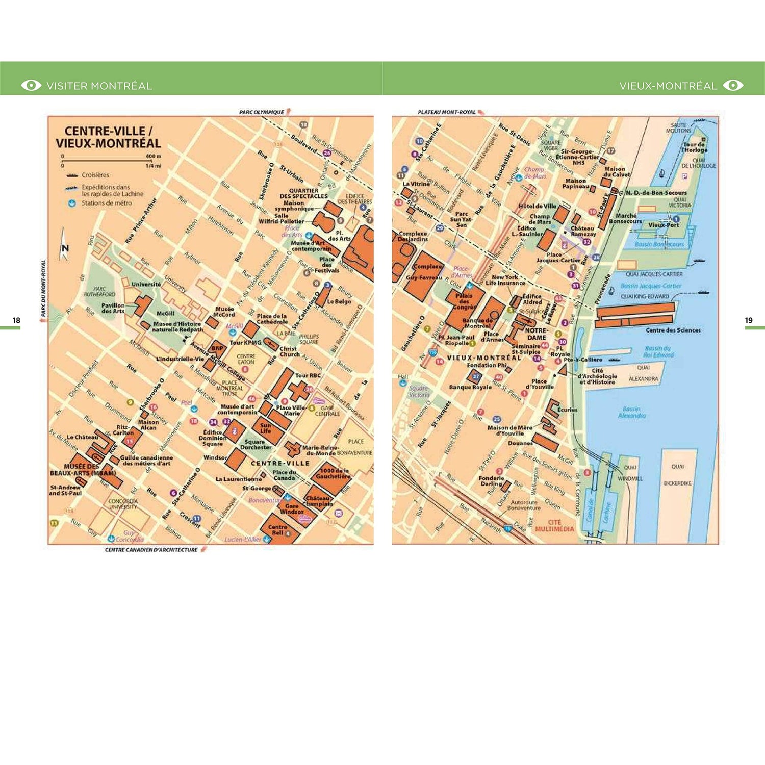Guide Vert compact - Montréal + plan - Édition 2024 | Michelin guide de voyage Michelin