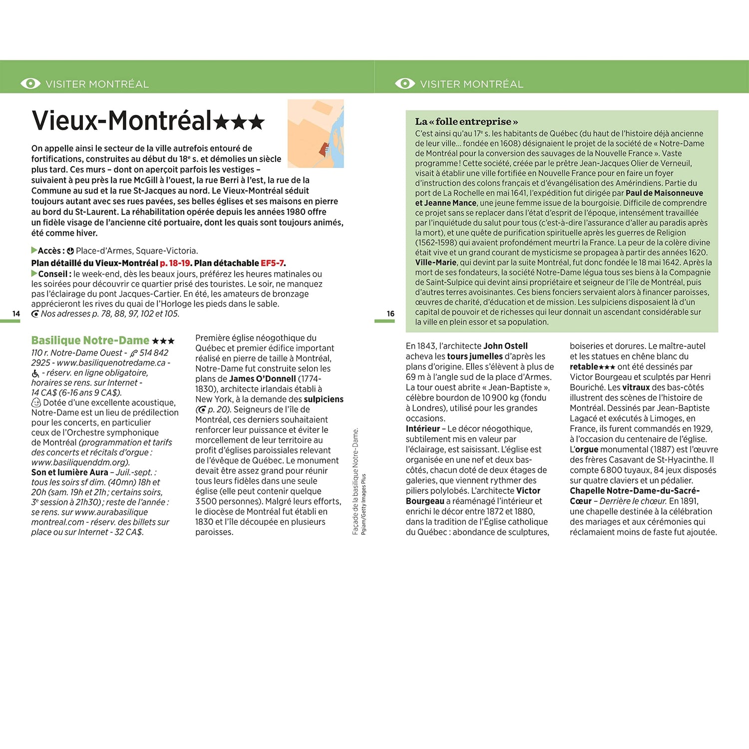 Guide Vert compact - Montréal + plan - Édition 2024 | Michelin guide de voyage Michelin