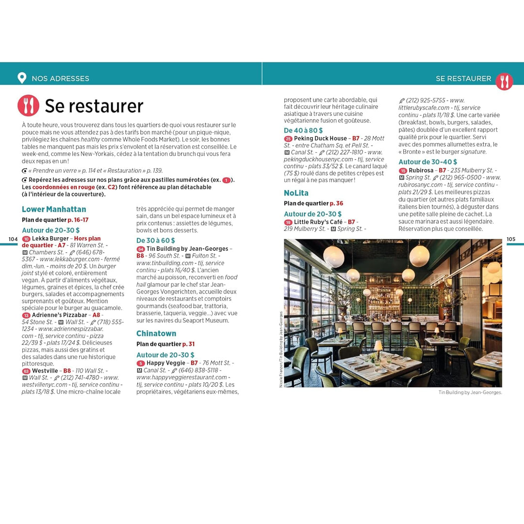 Guide Vert Week & GO - New York 2024 | Michelin guide petit format Michelin 