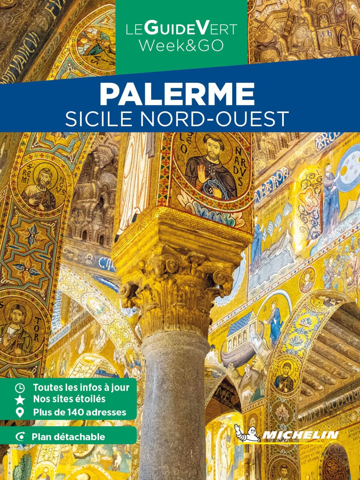 Guide Vert Week & GO - Palerme & Sicile Nord-ouest - Édition 2023 | Michelin guide de voyage Michelin