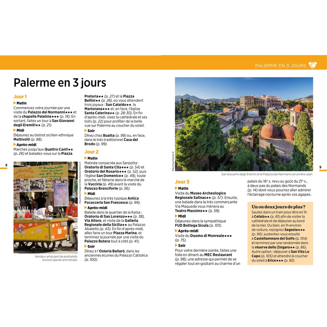Guide Vert Week & GO - Palerme & Sicile Nord-ouest - Édition 2023 | Michelin guide petit format Michelin 