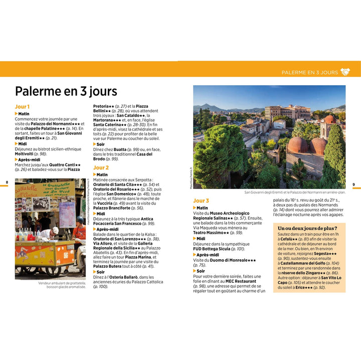 Guide Vert Week & GO - Palerme & Sicile Nord-ouest - Édition 2023 | Michelin guide petit format Michelin 