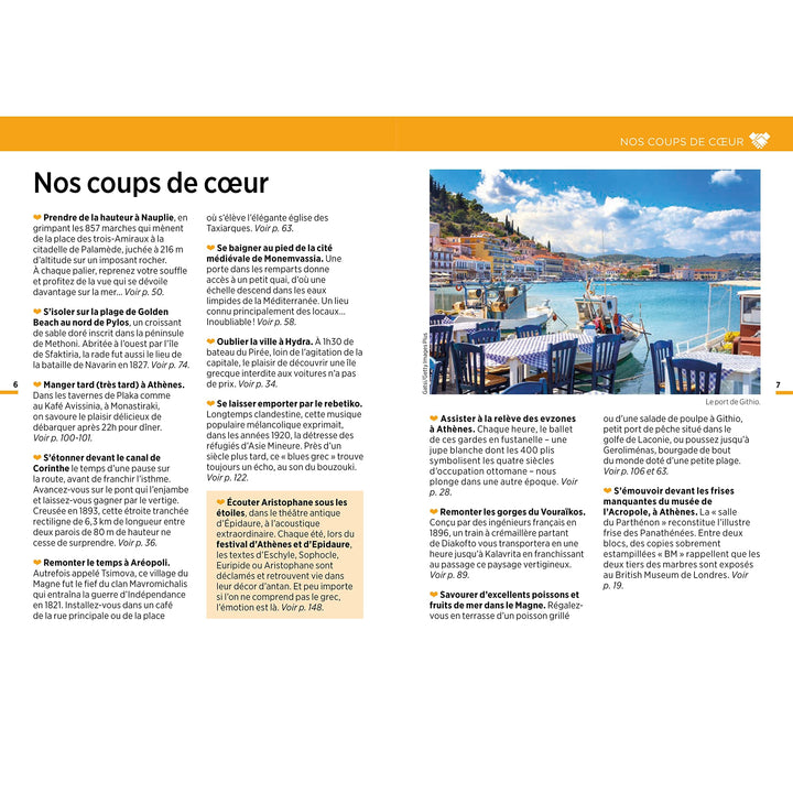Guide Vert Week & GO - Péloponnèse & Athènes - Édition 2023 | Michelin guide petit format Michelin 