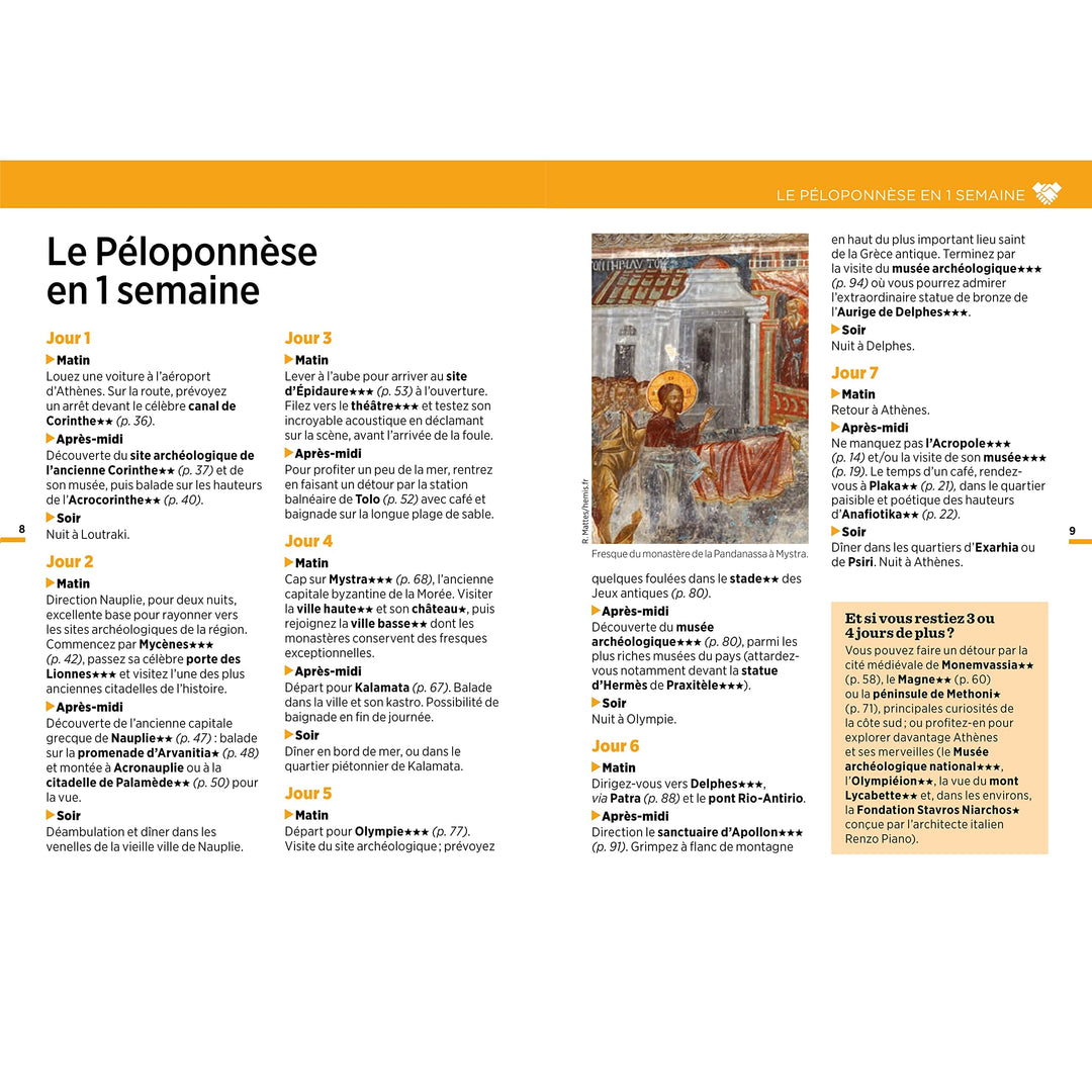Guide Vert Week & GO - Péloponnèse & Athènes - Édition 2023 | Michelin guide petit format Michelin 