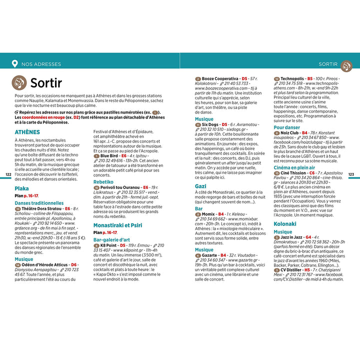 Guide Vert Week & GO - Péloponnèse & Athènes - Édition 2023 | Michelin guide petit format Michelin 
