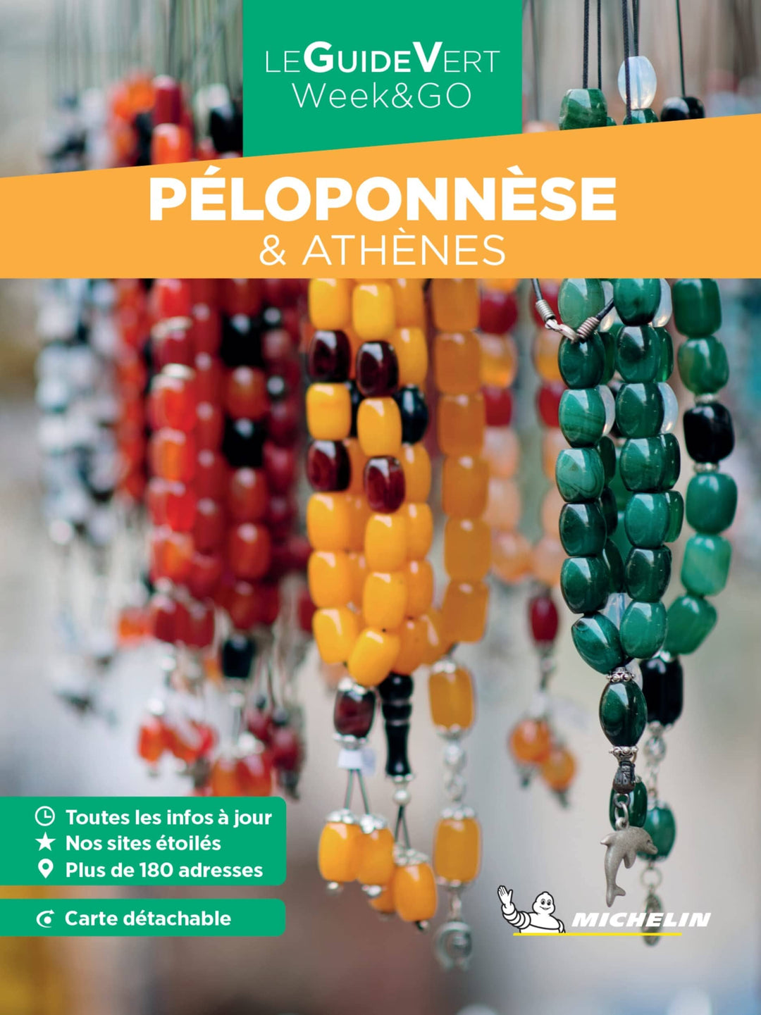 Guide Vert Week & GO - Péloponnèse & Athènes - Édition 2023 | Michelin guide petit format Michelin 