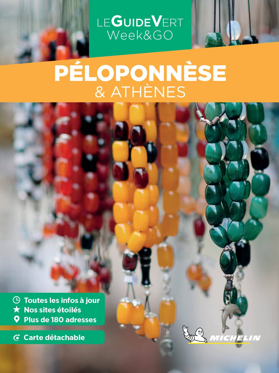 Guide Vert Week & GO - Péloponnèse & Athènes - Édition 2023 | Michelin guide petit format Michelin 