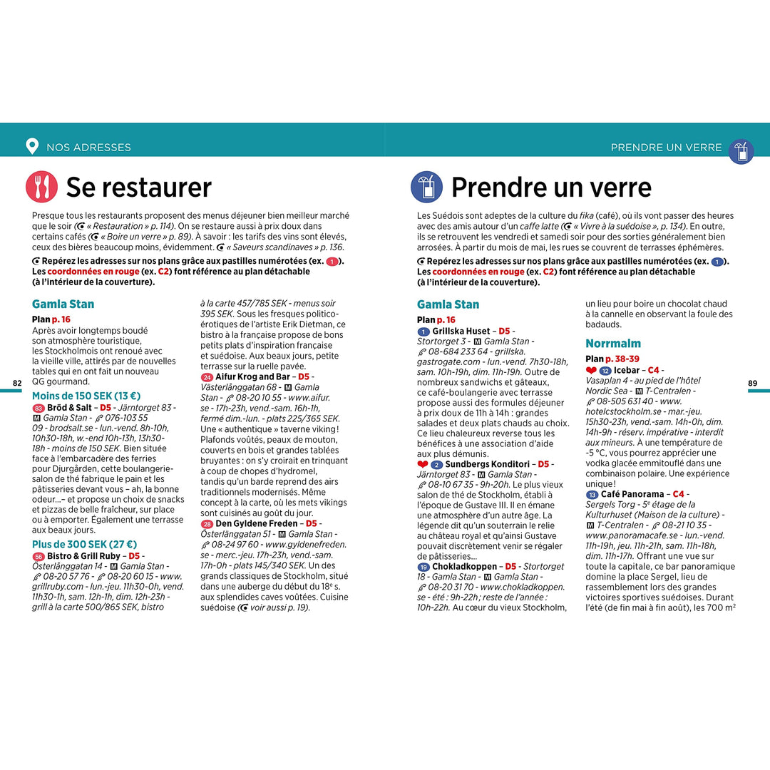 Guide Vert Week & GO - Stockholm - Édition 2023 | Michelin guide petit format Michelin 