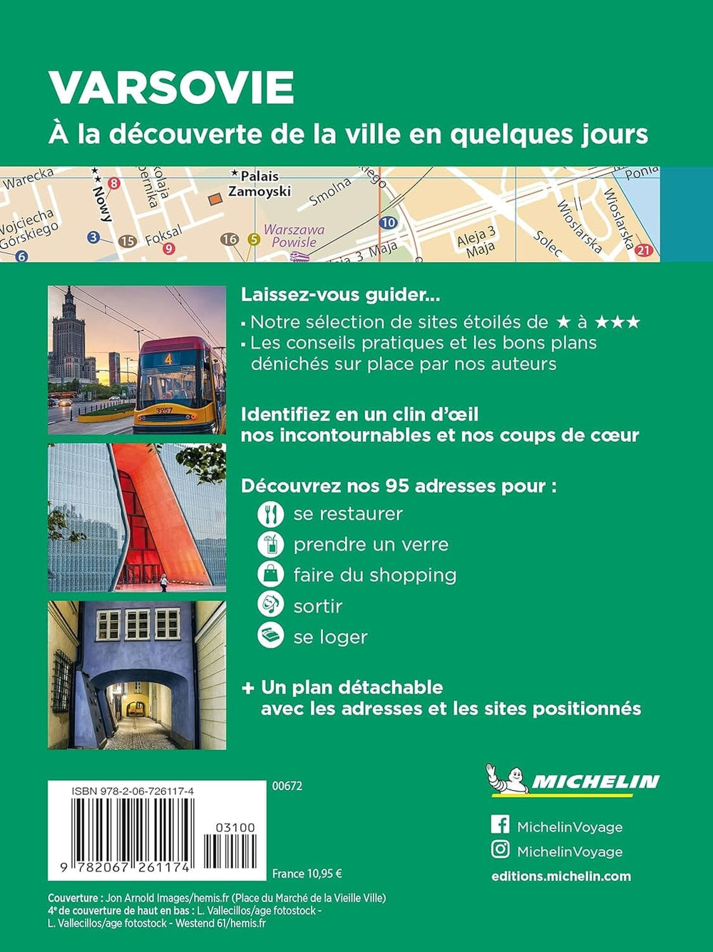 Guide Vert Week & Go - Varsovie | Michelin guide petit format Michelin 