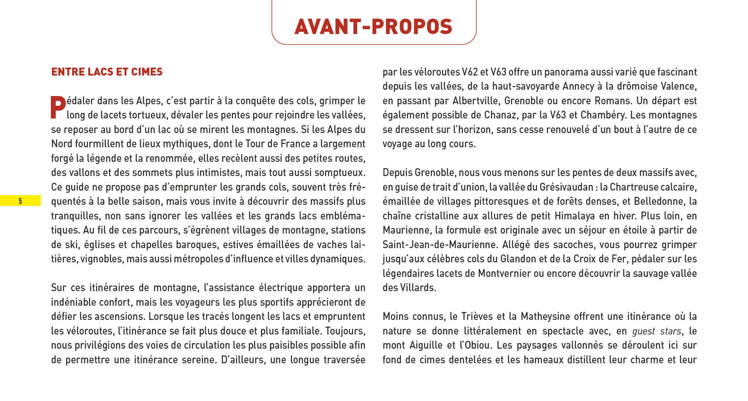 Guide - Voyages à vélo et vélo électrique : Alpes du Nord | Glénat guide cycliste Glénat