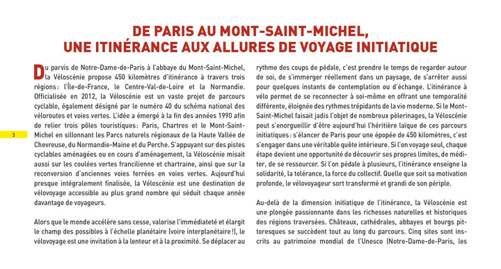 Guide - Voyages à vélo et vélo électrique : De Paris au Mont-Saint-Michel, Véloscénie et circuits de découverte | Glénat guide vélo Glénat 