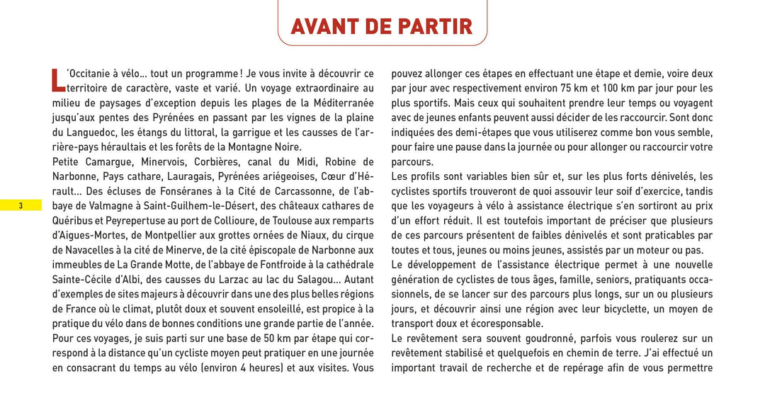 Guide - Voyages à vélo et vélo électrique : Occitanie, vol.1 | Glénat guide vélo Glénat 