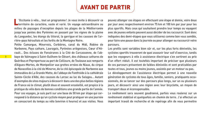 Guide - Voyages à vélo et vélo électrique : Occitanie, vol.1 | Glénat guide vélo Glénat 