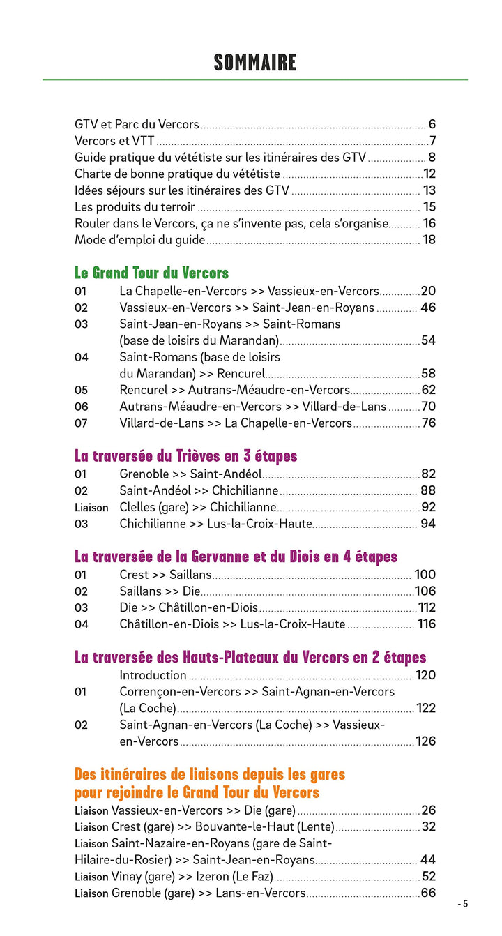 Guide VTT - Les grandes traversées du Vercors | Glénat guide vélo Glénat 