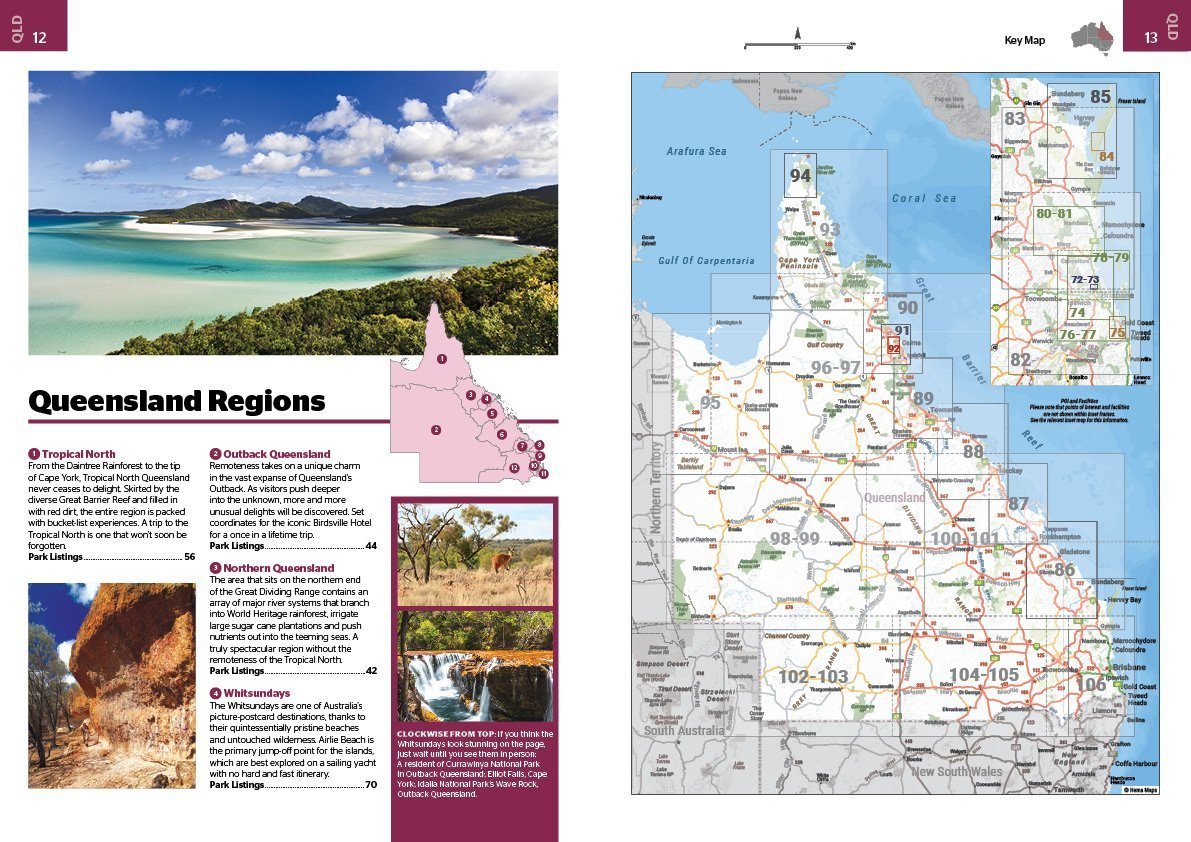 Guide - Where to Camp Guide : Australia | Hema Maps atlas Hema Maps 