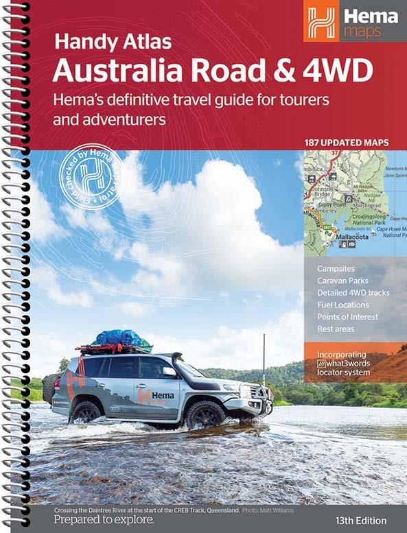Handy Atlas - Australie (petit format, à spirales) | Hema Maps atlas Hema Maps 