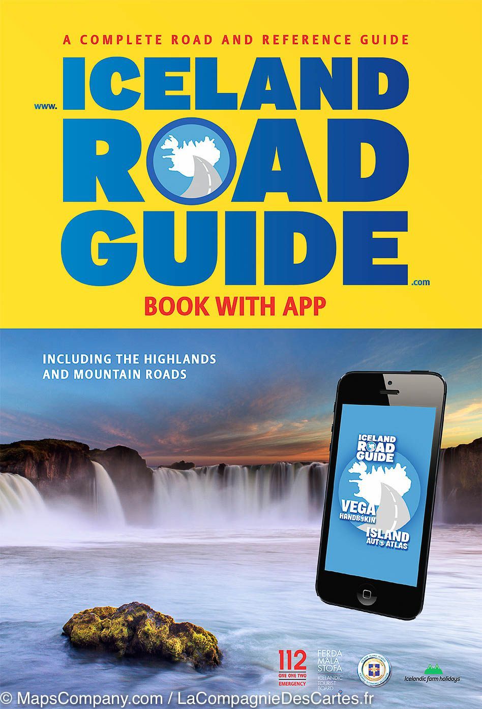 Iceland Road Guide (en anglais) | Vegahandbokin atlas Vegahandbokin - Iceland Road guide Default Title