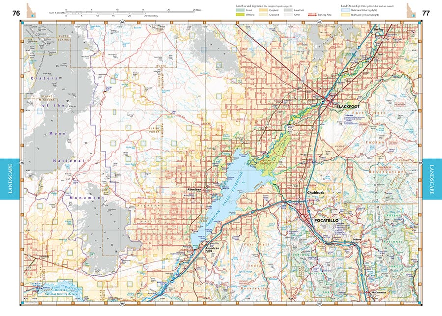 Idaho Road and Recreation Atlas | Benchmark Maps atlas Benchmark Maps 