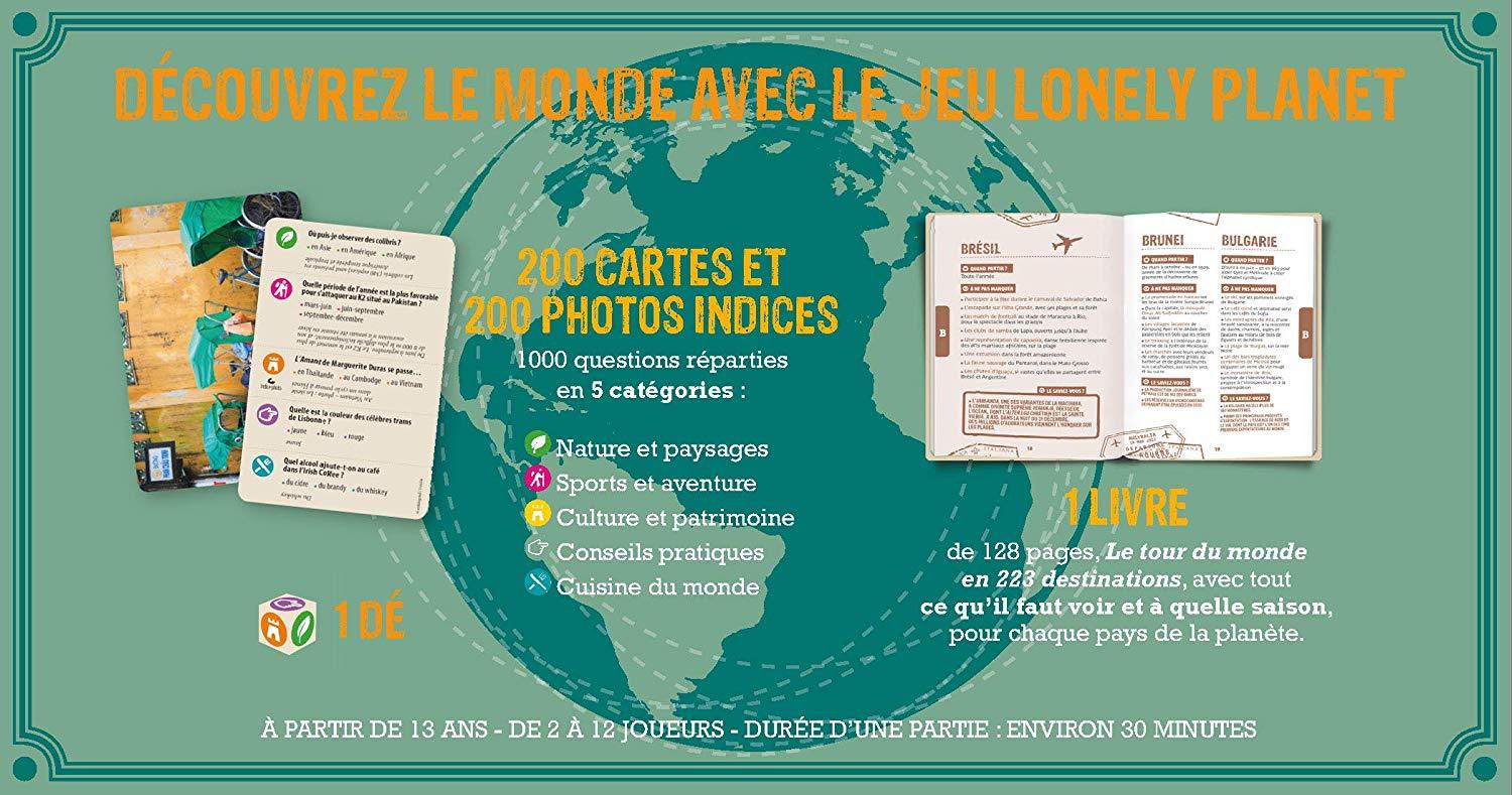 Jeu - Le tour du monde en 1000 questions | Lonely Planet jeu Lonely Planet 