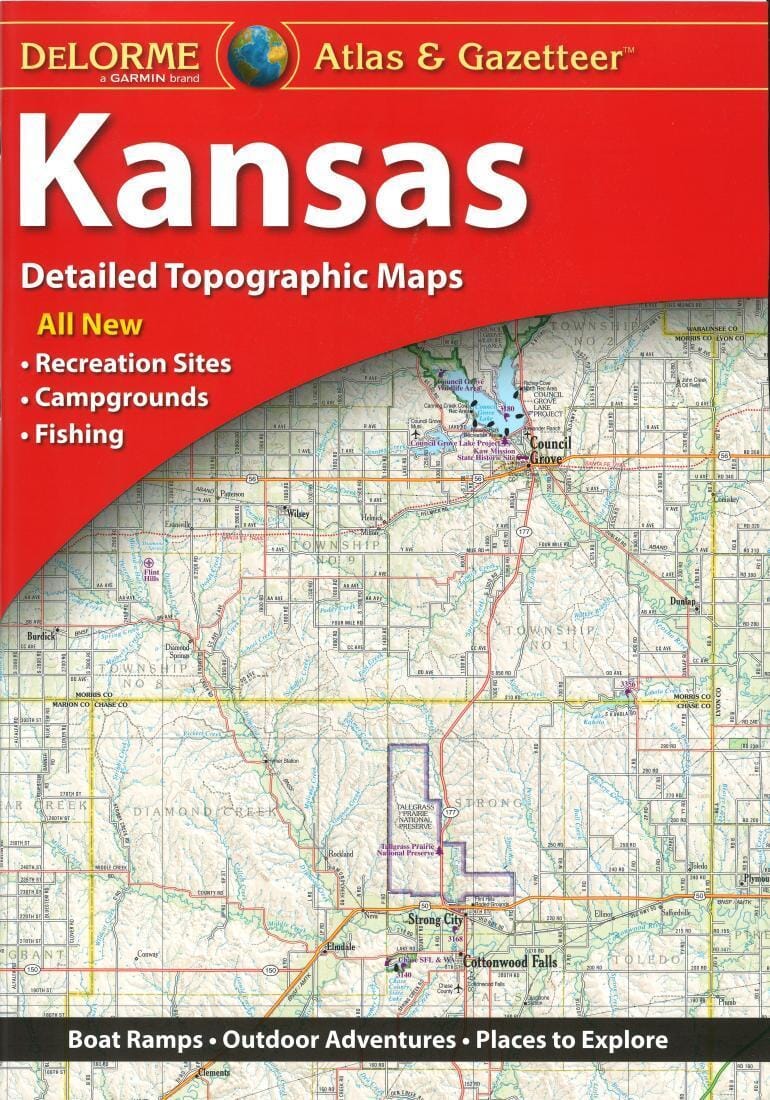 Kansas Atlas & Gazetteer | DeLorme atlas DeLorme Default Title
