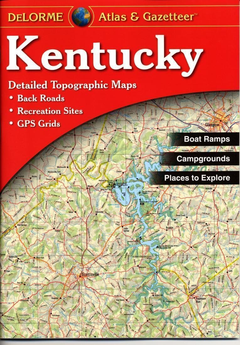 Kentucky Atlas & Gazetteer | DeLorme atlas DeLorme