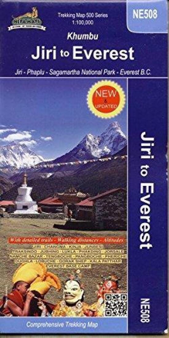 Carte de trekking - Khumbu : Jiri à Everest (NE508) | Himalayan MapHouse carte de randonnée Himalayan MapHouse Default Title