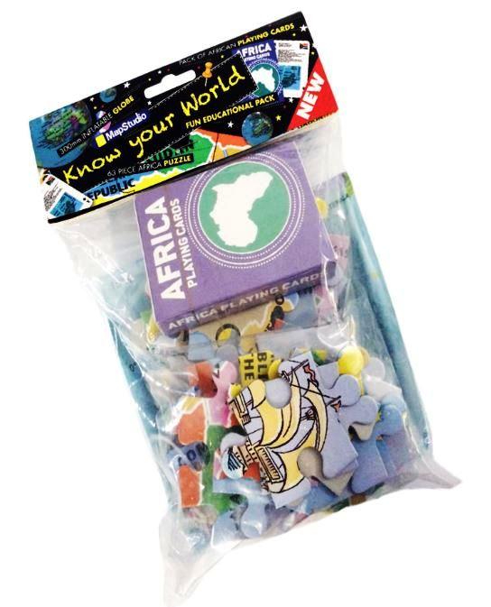 Kit éducatif amusant (en anglais) - Know your world - pour enfants de 6-8 ans | MapStudio jeu MapStudio Default Title