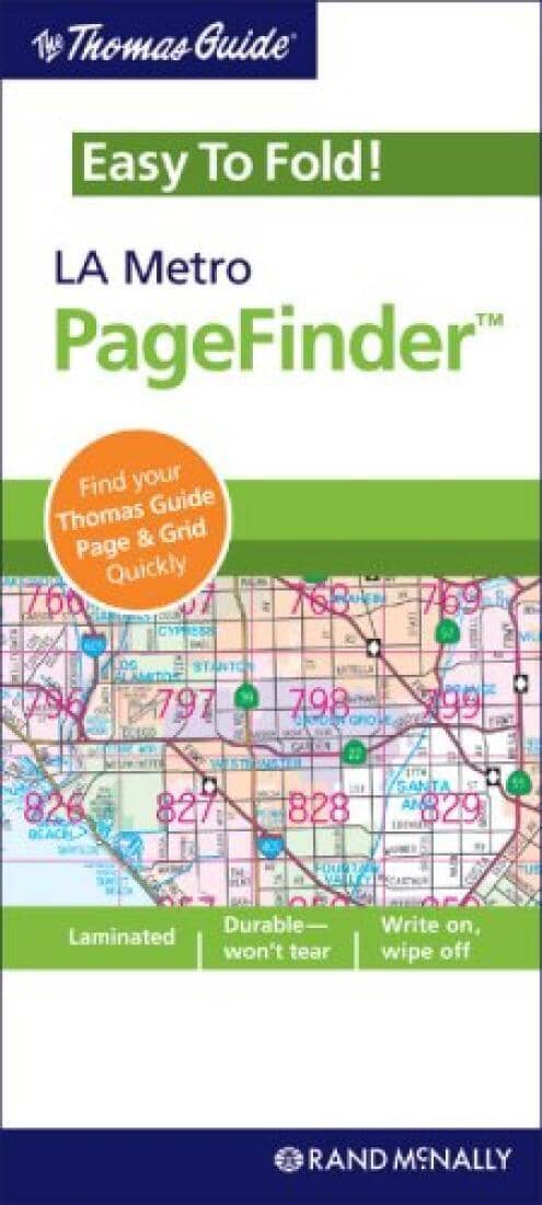 La Metro Pagefinder : Easy To Fold : Le guide Thomas | Rand McNally carte routière Rand McNally Default Title