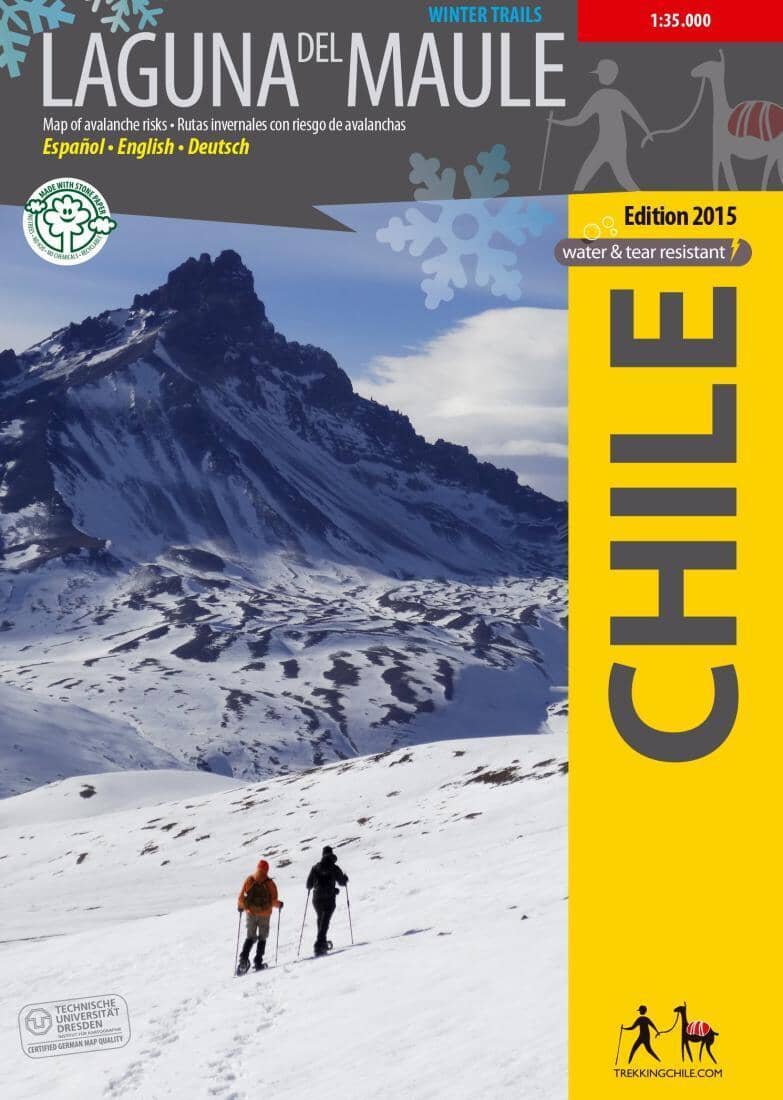 Laguna Del Maule | Trekking Chili carte de randonnée Trekking Chile Default Title