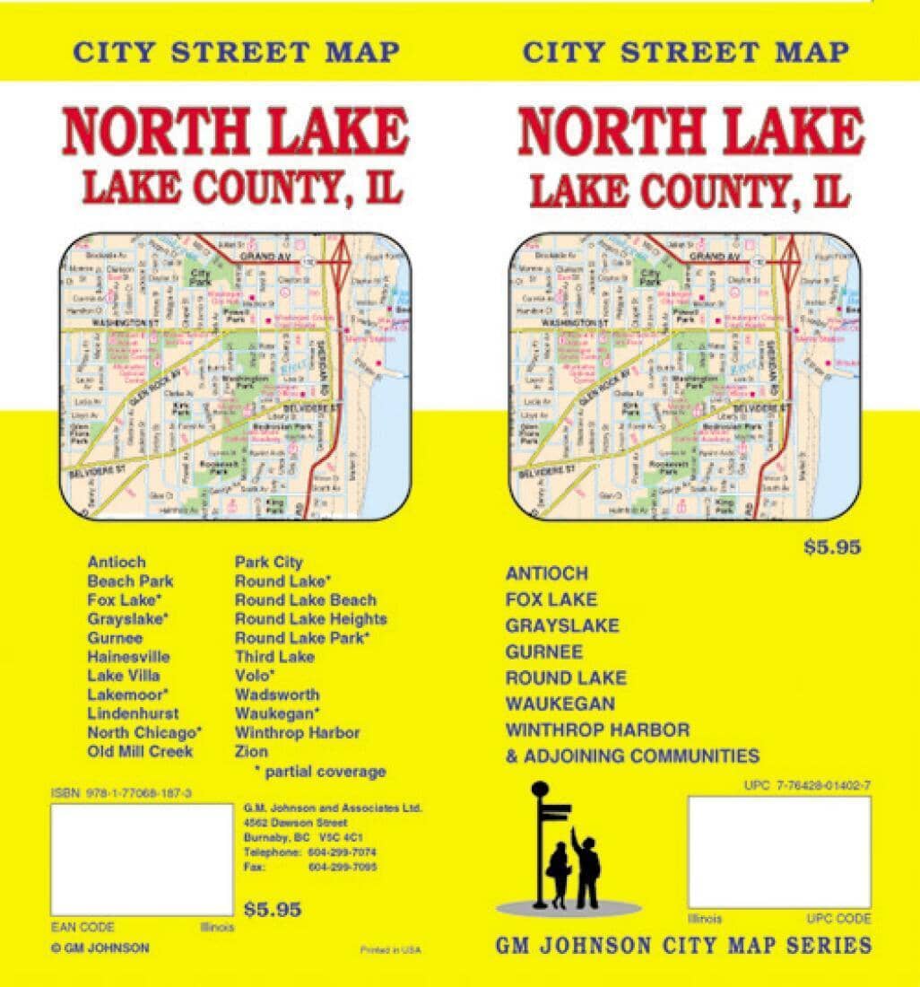 Lake County - Nord - Illinois | GM Johnson plan de ville GM Johnson Default Title