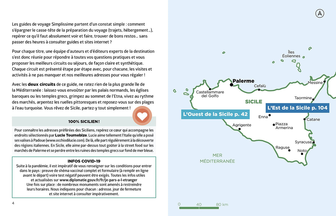 Le guide Simplissime - Sicile - Édition 2022 | Hachette guide de voyage Hachette 
