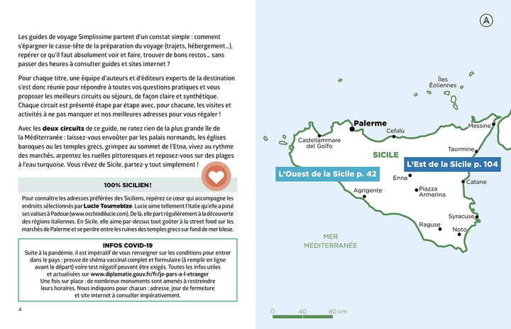 Le guide Simplissime - Sicile - Édition 2022 | Hachette guide de voyage Hachette 