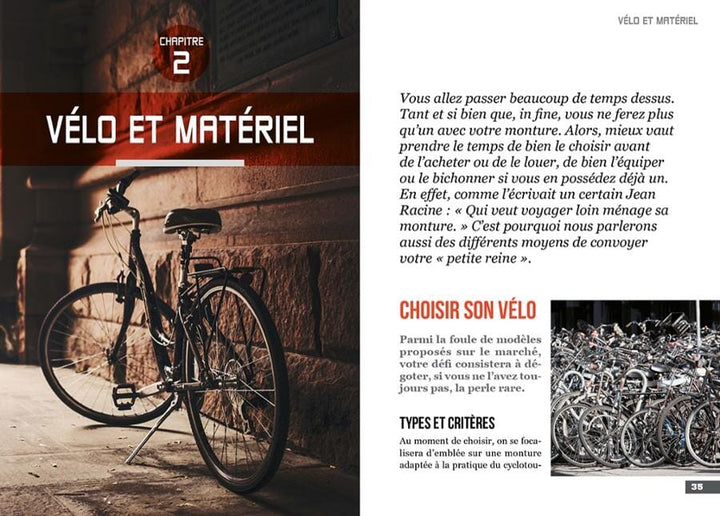 Le petit guide pratique du voyageur à vélo | Chamina guide petit format Chamina 
