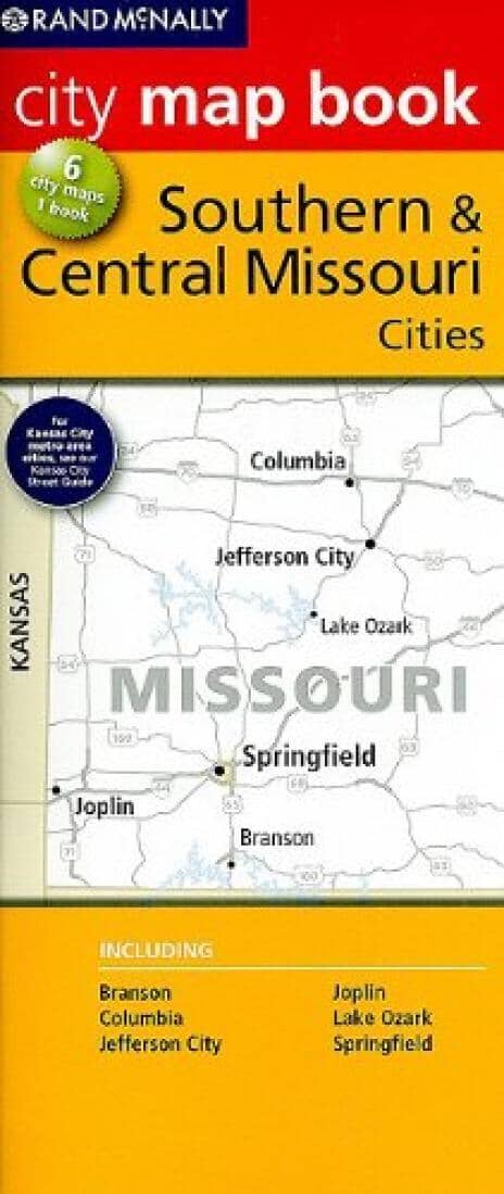 Livre de cartes du sud et du centre du Missouri | Rand McNally atlas Rand McNally Default Title