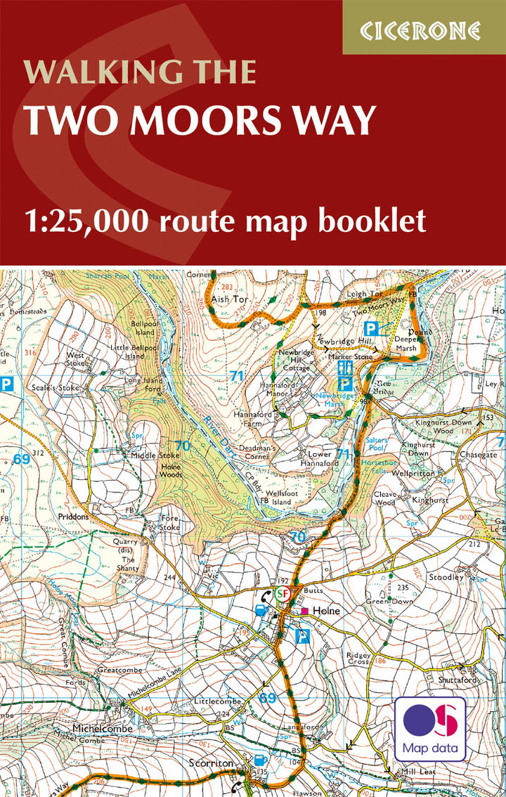 Livret de cartes (en anglais) - Walking the Two Moors Way | Cicerone guide de randonnée Cicerone