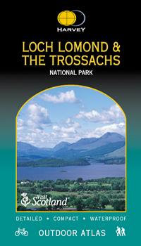 Loch Lomond & The Trossachs National park outdoor atlas | Harvey Maps - Outdoor atlas atlas Harvey Maps