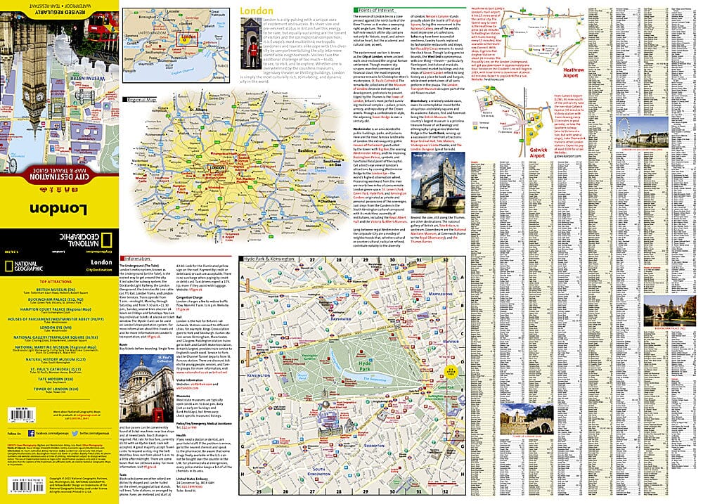 Plan de ville - Londres | National Geographic plan de ville National Geographic