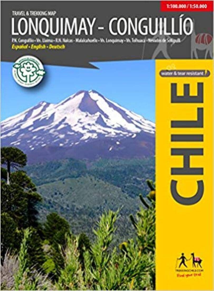 Lonquimay | Trekking Chile Hiking Map 