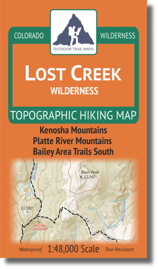 Lost Creek Wilderness 1:48k | Outdoor Trail Maps LLC carte de randonnée Outdoor Trail Maps LLC