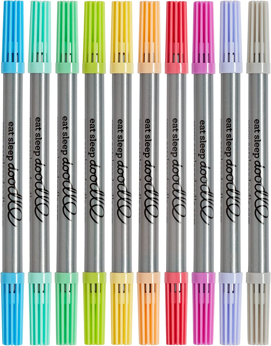Lot de 10 feutres lavables couleur pastel | Eat Sleep Doodle accessoire Eat Sleep Doodle 