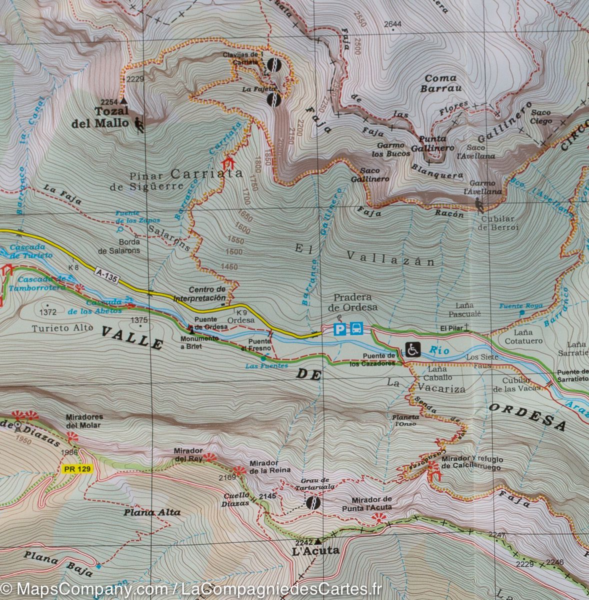 Lot de 2 cartes de randonnée - Parc National d'Ordesa & Mont Perdu (Pyrénées aragonaises) | Alpina carte de randonnée Editorial Alpina