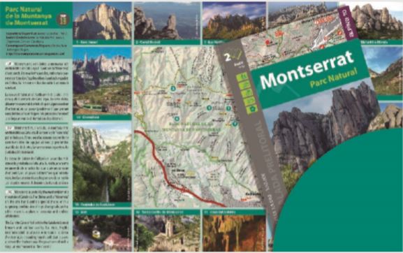Lot de 2 cartes de randonnée - Parc naturel Montserrat (Catalogne) | Alpina carte de randonnée Editorial Alpina