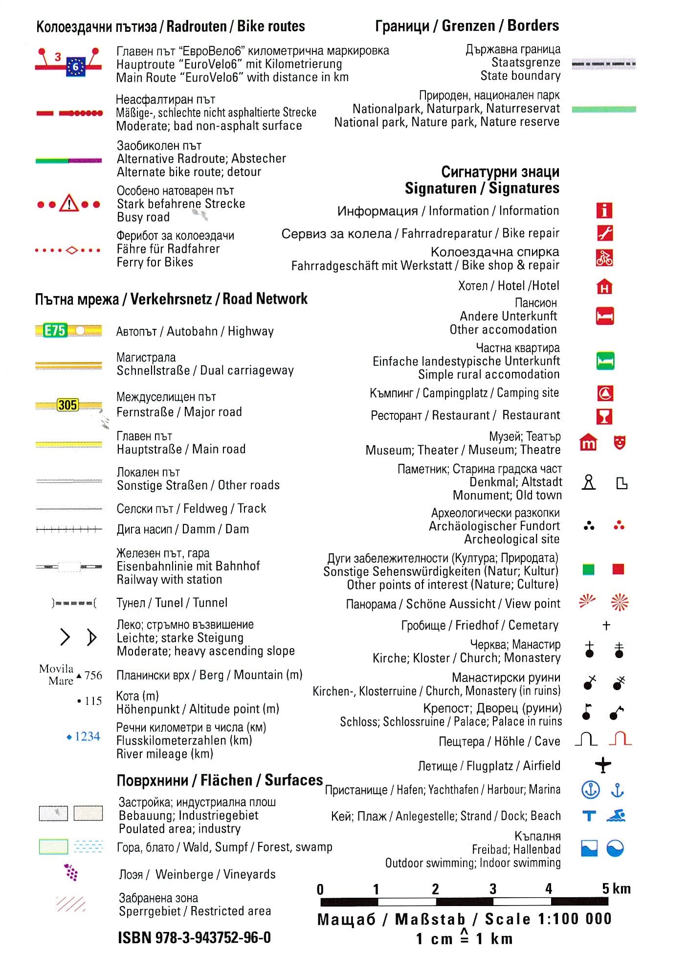 Lot de 8 cartes cyclistes - Eurovelo 6, Partie 3 : Danube, de Budapest à la Mer Noire | Huber carte cycliste Huber
