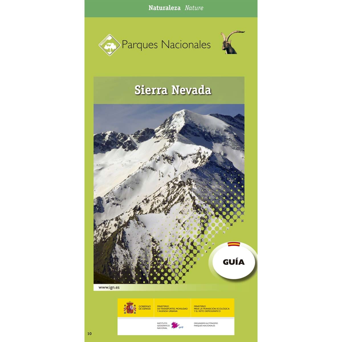 Lot de cartes + guide - Parque Nacional de Sierra Nevada (Espagne) | CNIG carte de randonnée CNIG