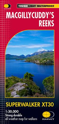 Macgillycuddy’s Reeks XT30 | Harvey Maps - Superwalker maps carte pliée Harvey Maps 