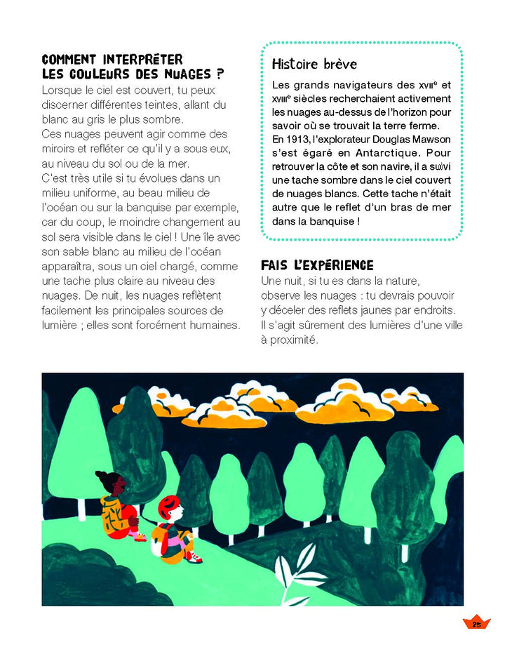 Manuel de l'apprenti aventurier (enfants 8-12 ans) - Décodons les signes de la nature guide pratique Outdoor 
