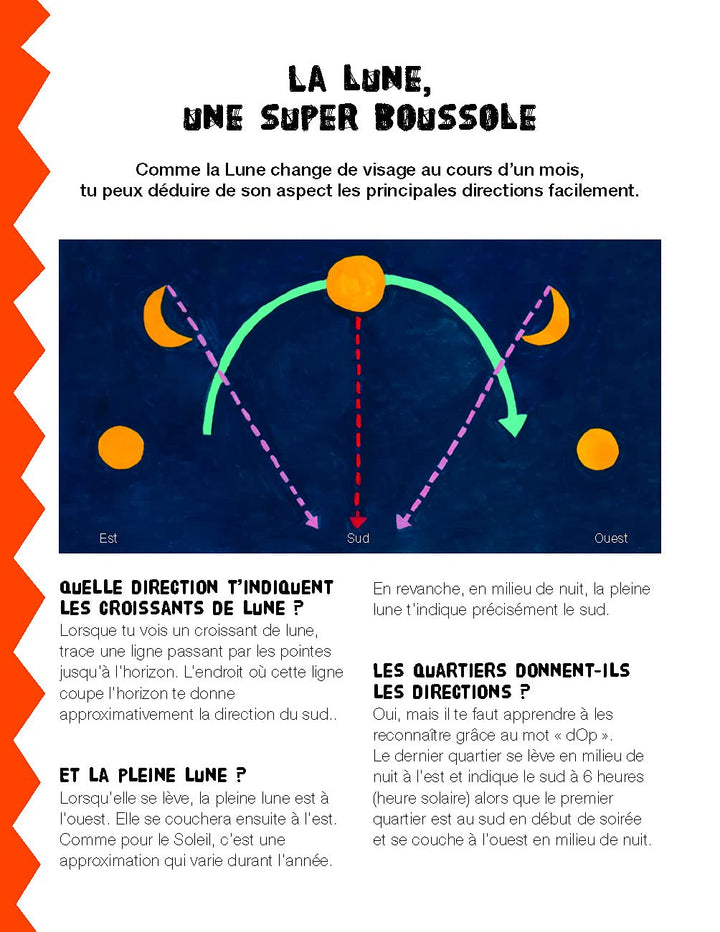 Manuel de l'apprenti aventurier (enfants 8-12 ans) - Décodons les signes de la nature guide pratique Outdoor 