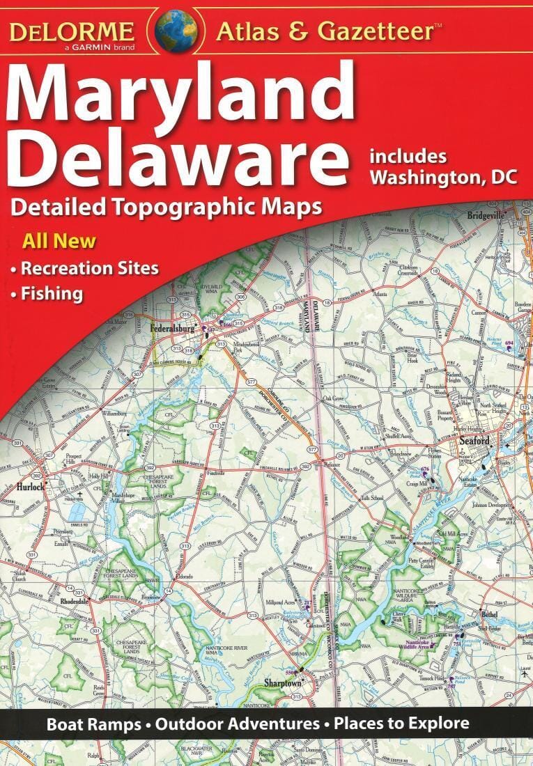 Maryland and Delaware Atlas & Gazetteer | DeLorme atlas DeLorme Default Title