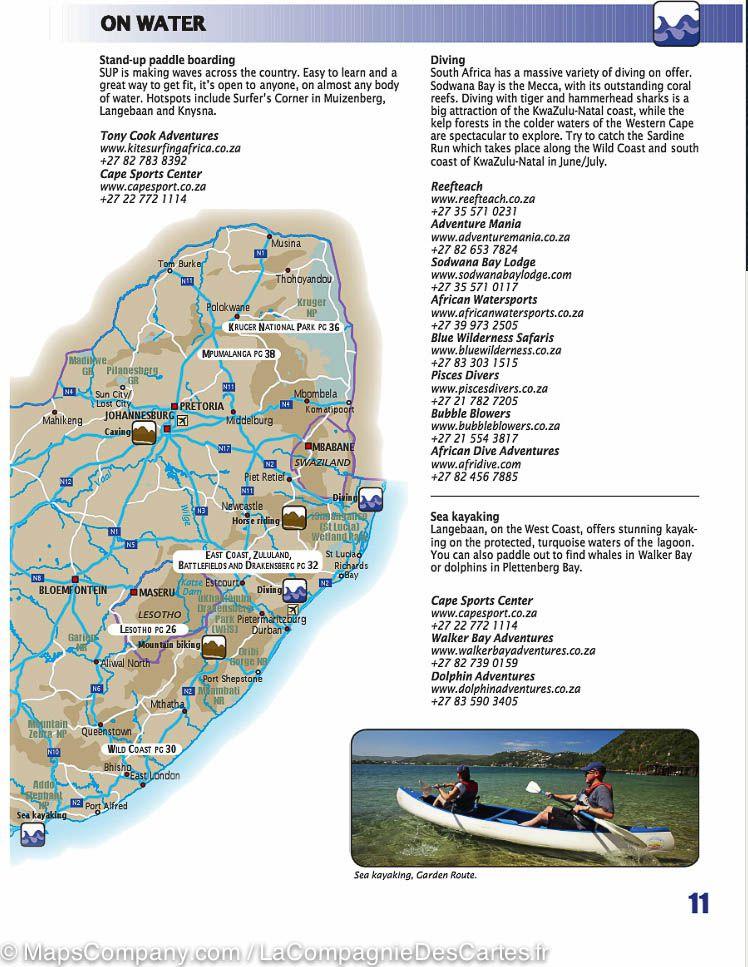Mild to Wild : Adventures & Activities in Southern Africa (MapStudio) - en anglais | MapStudio - La Compagnie des Cartes